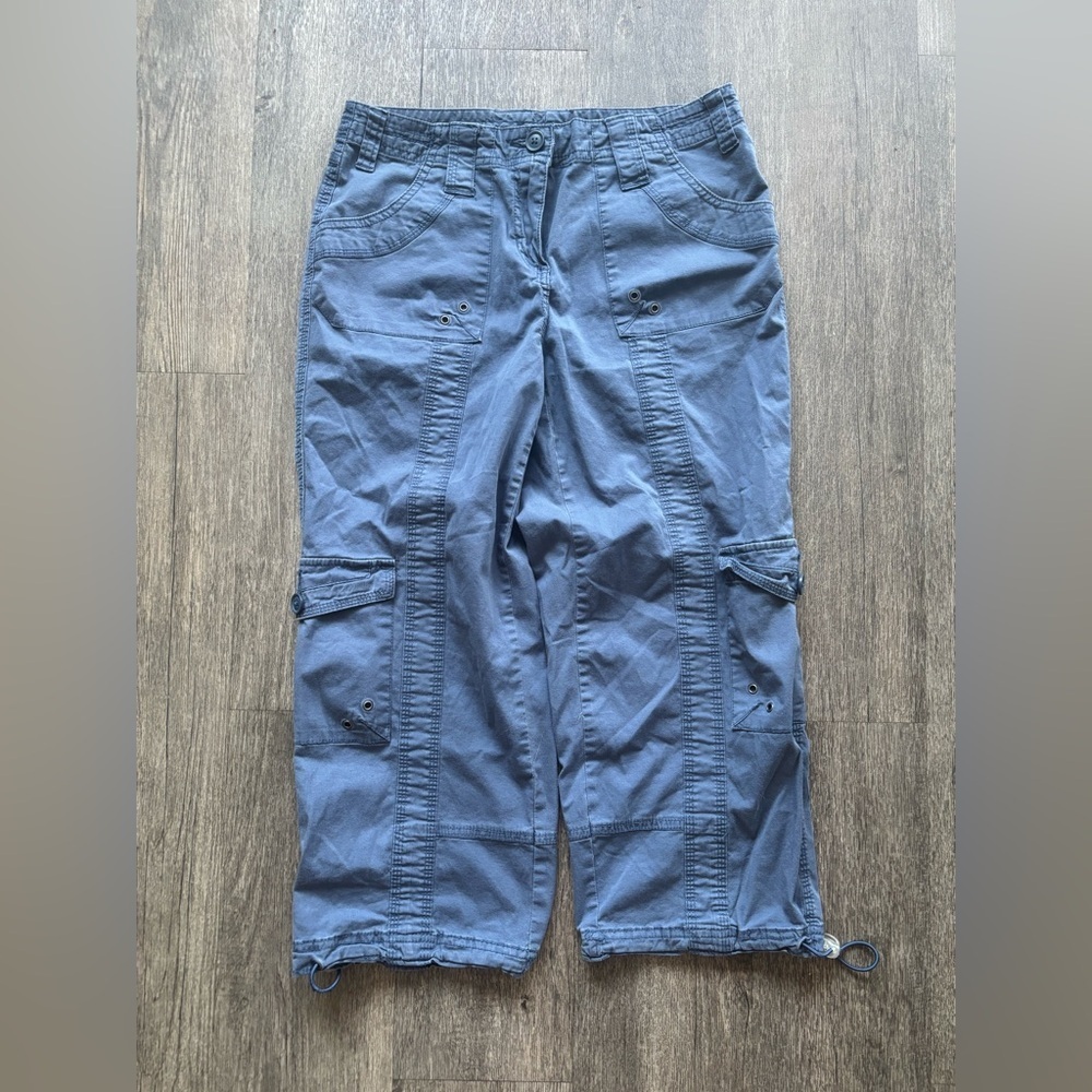 Style & Co. Slate Blue Cargo Capris